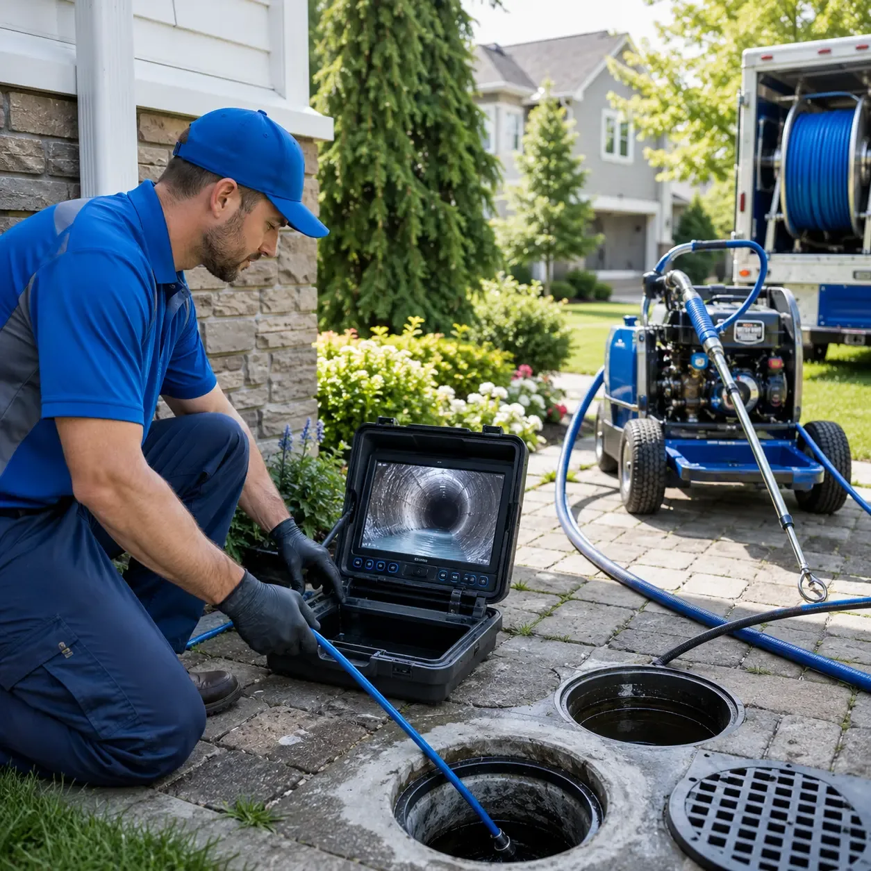 Outdoor drain cleaning professionals serving Thomson, IL